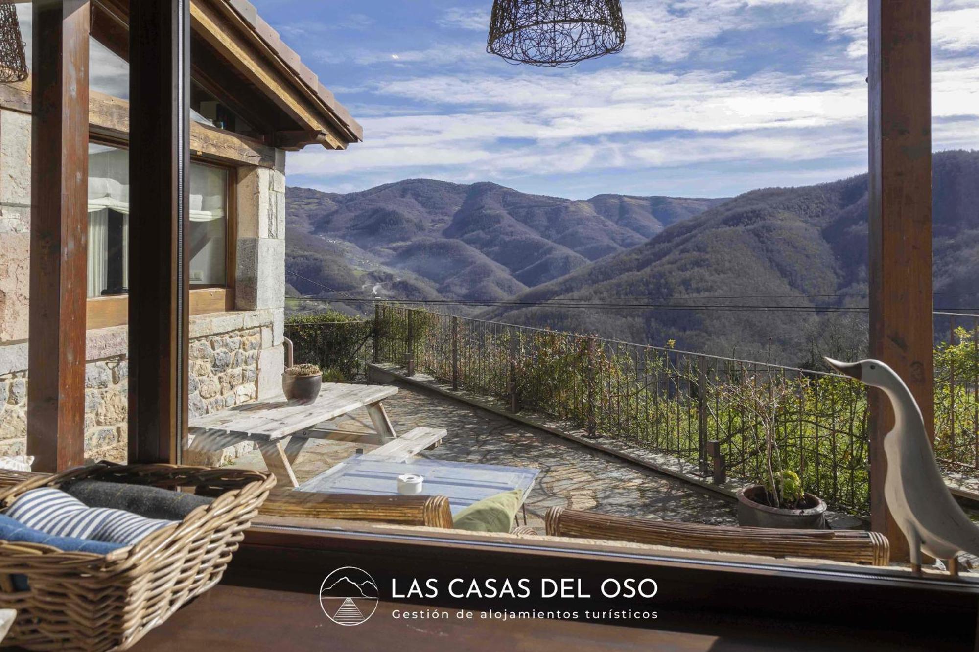 El Mirador De San Trocaya - Las Casas Del Oso Villamarcel Экстерьер фото